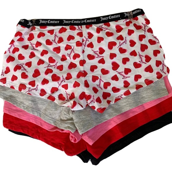 Juicy Couture Intimates Size XL 5 Pack Cheeky Panties Underwear NWT - Picture 2 of 6